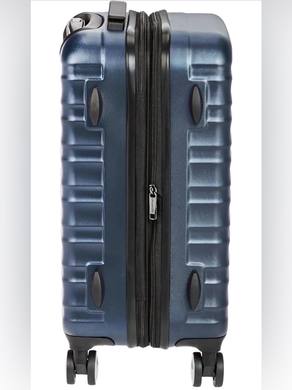 NWT Navy Ribbed Carry on Spinner - Picture 5 of 11